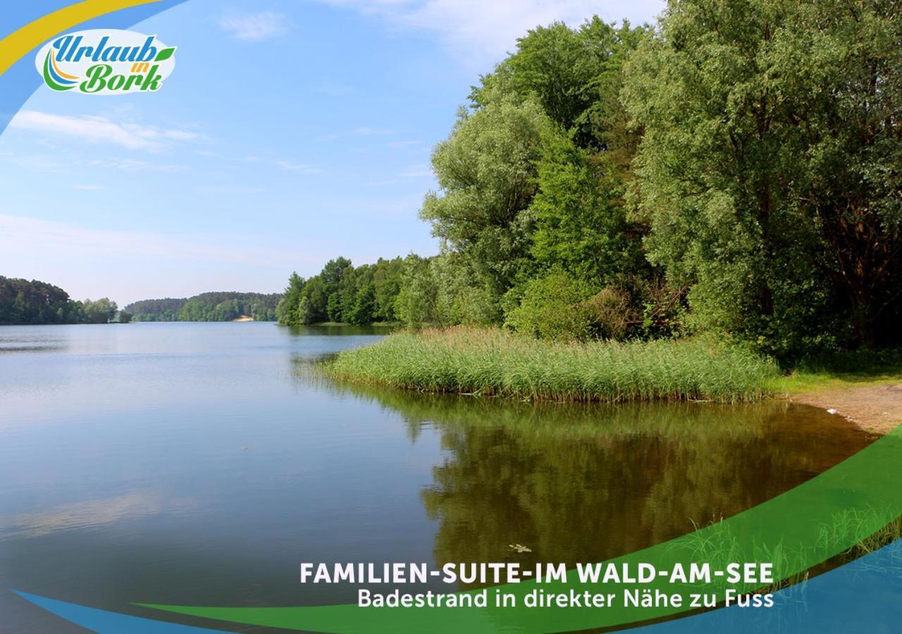 Familien-Suite-Im-Wald-Am-See Bork Esterno foto