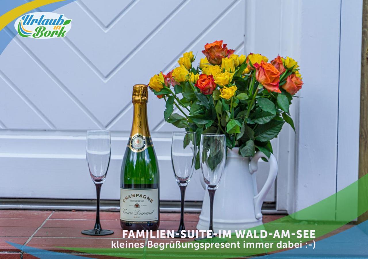 Familien-Suite-Im-Wald-Am-See Bork Esterno foto