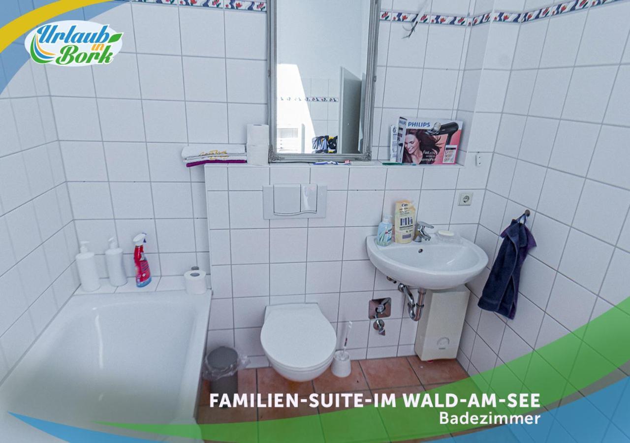 Familien-Suite-Im-Wald-Am-See Bork Esterno foto