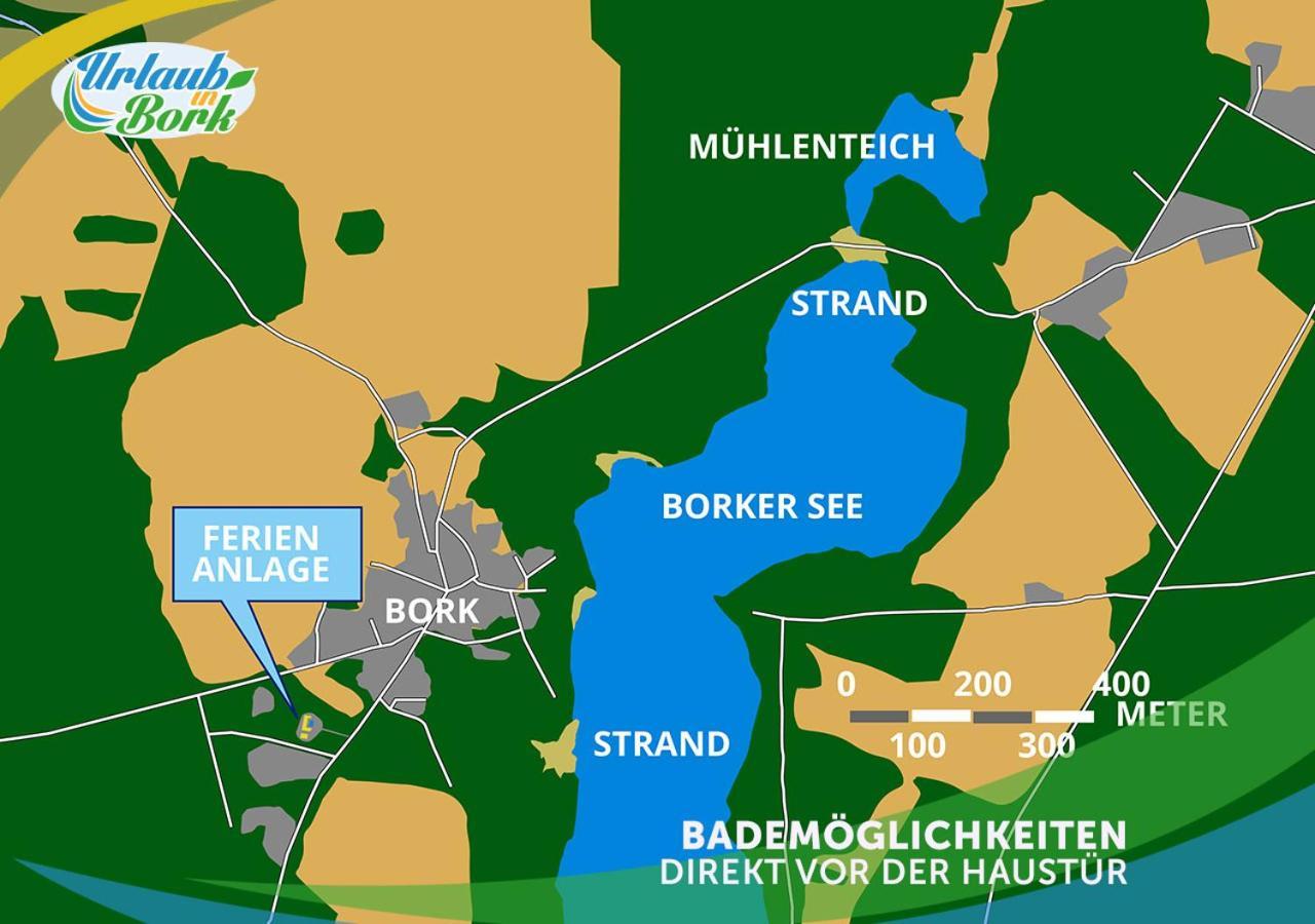 Familien-Suite-Im-Wald-Am-See Bork Esterno foto